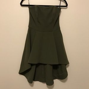 RACHEL Rachel Roy Peplum Corset Top